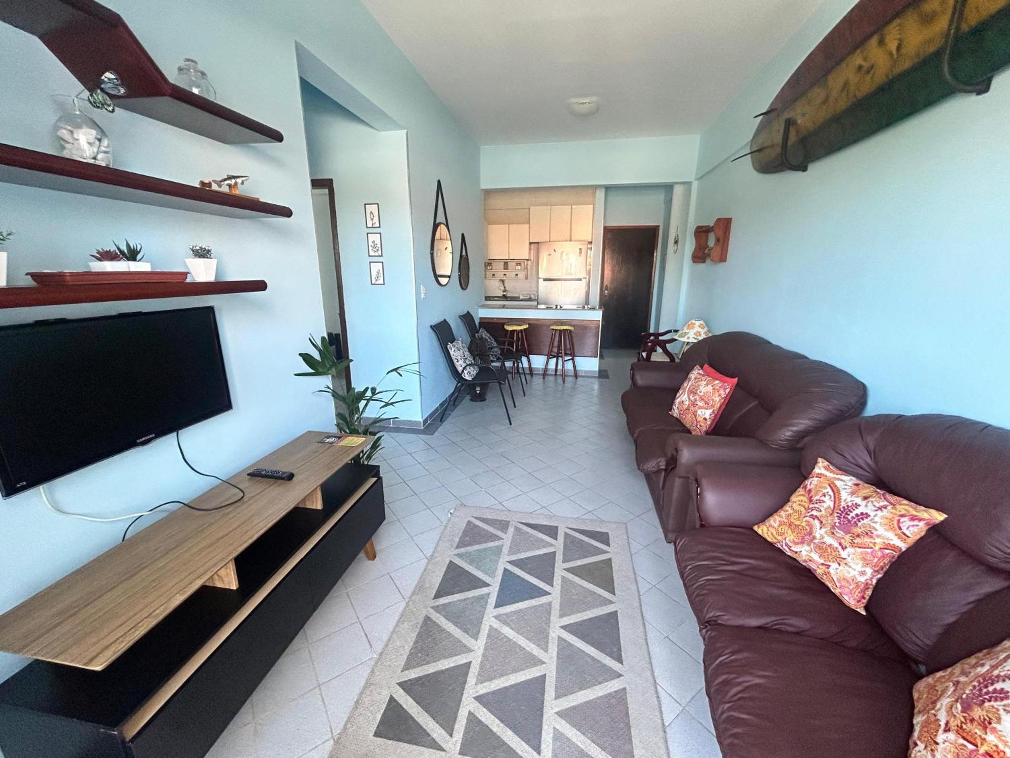 Ap Beira-Mar Com Wi-Fi E Garagem Leilighet Mongaguá Rom bilde